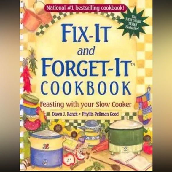 Fix-It and Forget-It Cookbook: Feasting with Your Slow Cooker Paperback - Picture 1 of 1